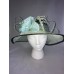 August Hat Company 's Green Black Flower Straw Hat One Size New $138  eb-09427726